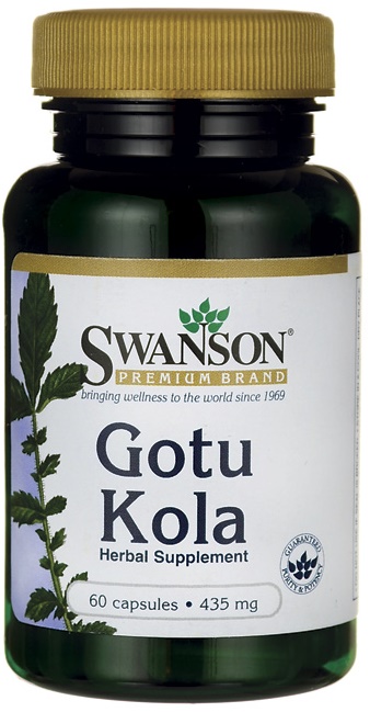 Swanson - Gotu Kola, 435mg, 60 kapsułek