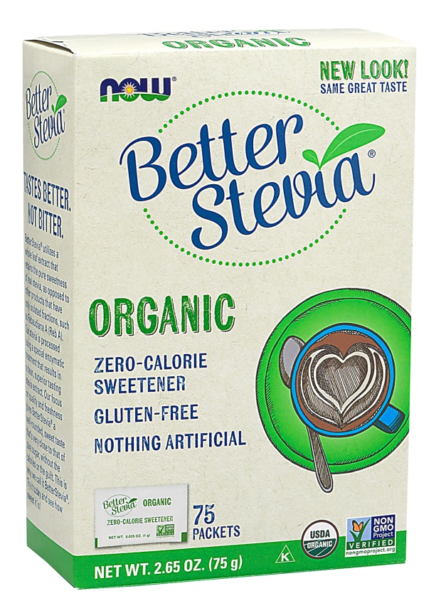 NOW Foods - Stewia, Organic, Proszek, 75 saszetek