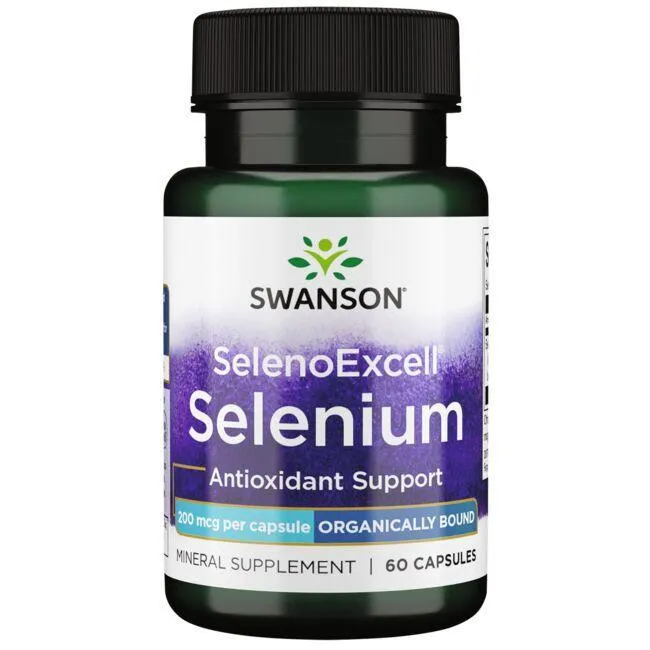 Swanson - SelenoExcell, 200mcg, 60 kapsułek