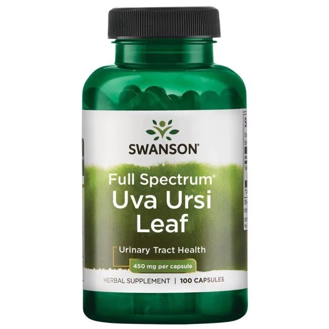 Swanson - Uva Ursi (Mącznica Lekarska), 450mg, 100 kapsułek