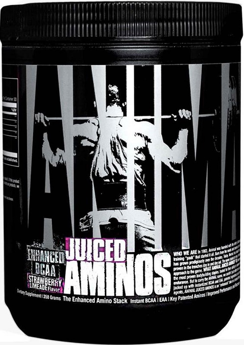 Universal Nutrition - Animal Juiced Aminos, Strawberry Limeade, Proszek, 358g