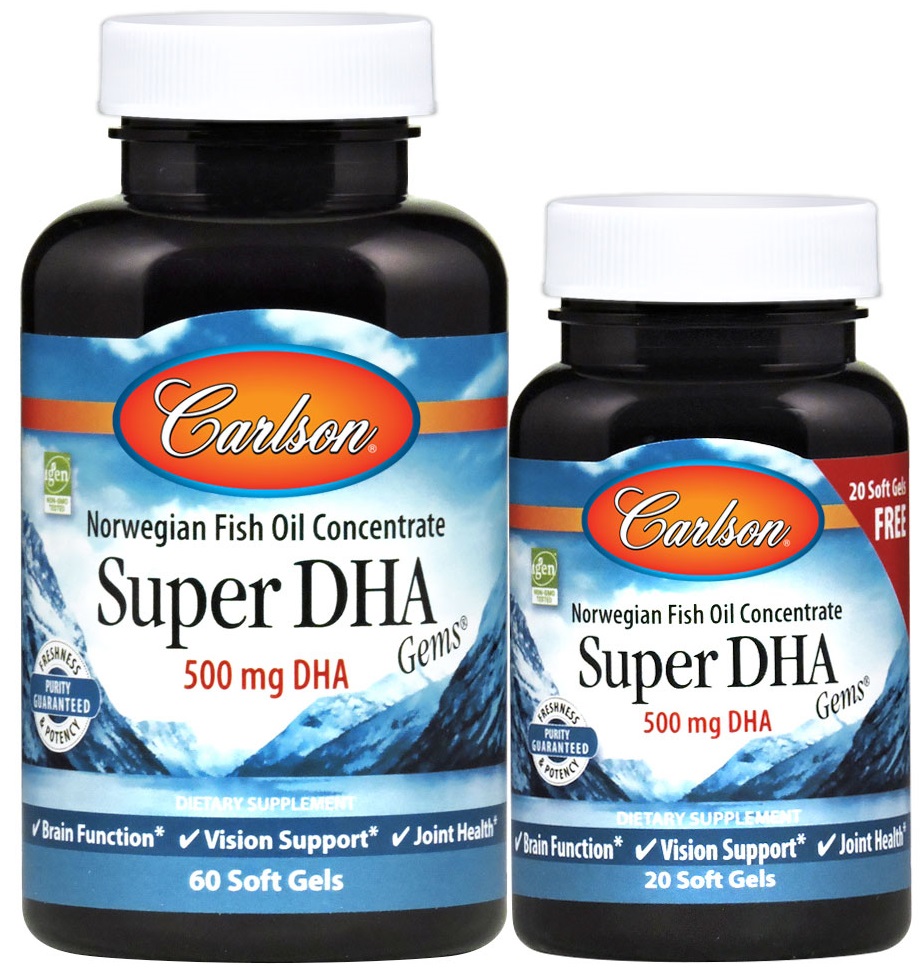 Carlson Labs Sklep CARLSON LABS Super DHA Gems 60 + 20 softgels