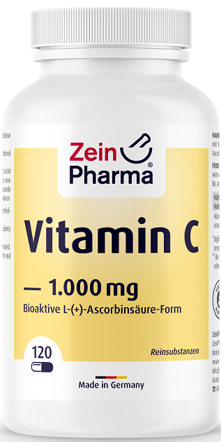 Zein Pharma - Witamina C, 1000mg, 120 kapsułek