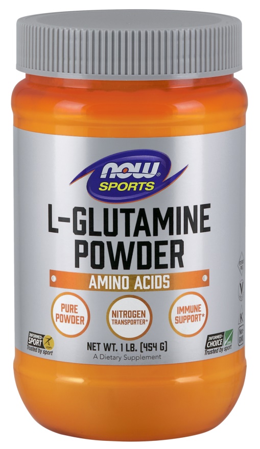 NOW Foods - L-Glutamina, 5000mg, Proszek, 454g