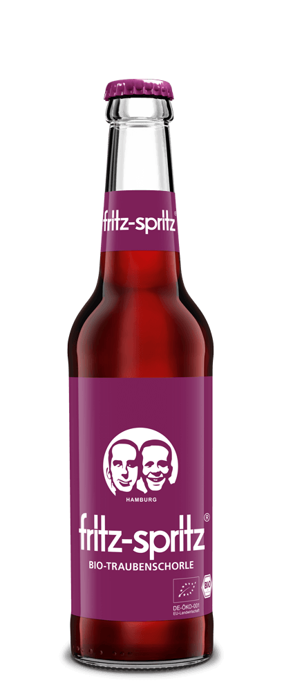 Fritz-Kola - Fritz-Spritz - BIO Szprycer z winogron, 0,33l