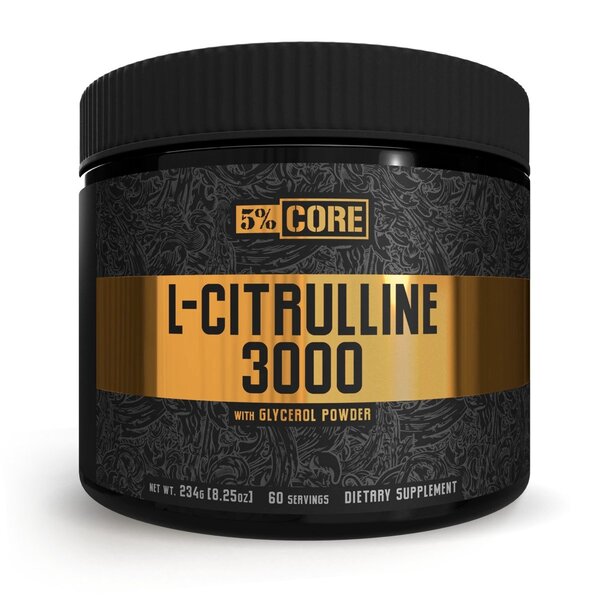 5% Nutrition - L-Cytrulina 3000, Core Series, Unflavoured, Proszek, 234g