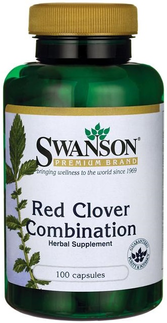 Swanson - Red Clover Combination (Mieszanka Ziół z Koniczyną Łąkową), 100 kapsułek