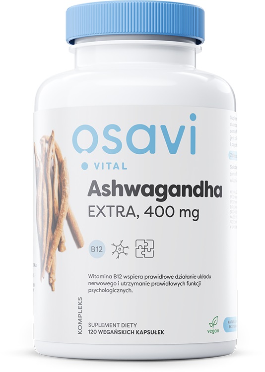 Osavi - Ashwagandha Extra, 400mg, 120 vkaps