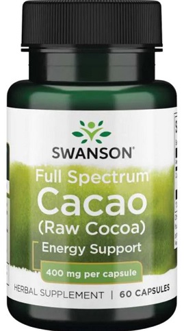 Swanson - Kakao , 400mg, 60 kapsułek