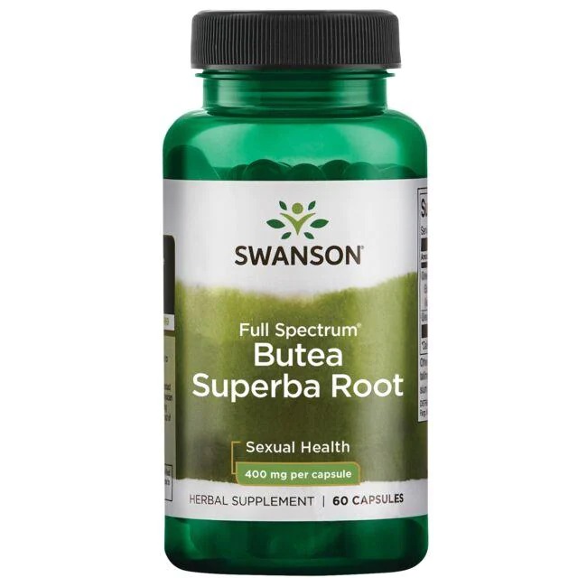 Swanson - Korzeń Butea Superba Root, 400mg, 60 kapsułek