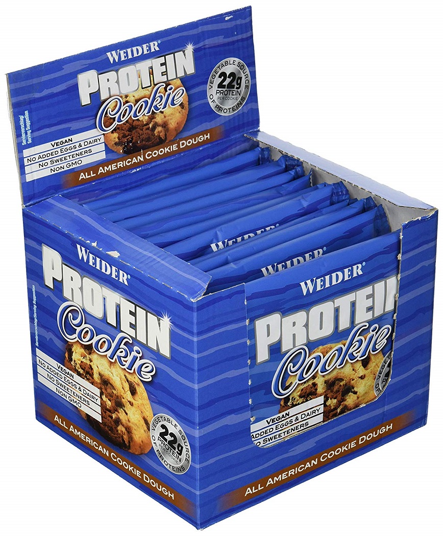 Weider - Ciastko Białkowe, Chipsy Podwójnie Czekoladowe, 12 x 90g