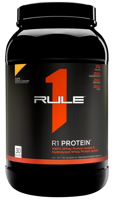 Rule One - R1 Protein, Lightly Salted Caramel, Proszek, 870g