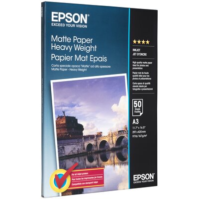 Epson Papier Matte Heavyweight (matowy, 167g, A3 50 C13S041261