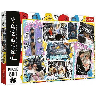 Puzzle 500 Kolaż Friends 37418 - Trefl PAP