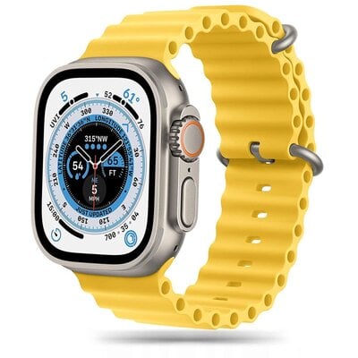 Tech-Protect Pasek IconBand Pro do Apple Watch 4/5/6/7/8/SE/Ultra 42/44/45/49mm Żółty
