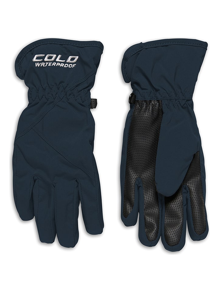 COLD Rękawiczki softshellowe w kolorze granatowym