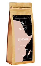 KAWA ZIARNISTA NUNO ETHIOPIA 100% ARABICA 500G