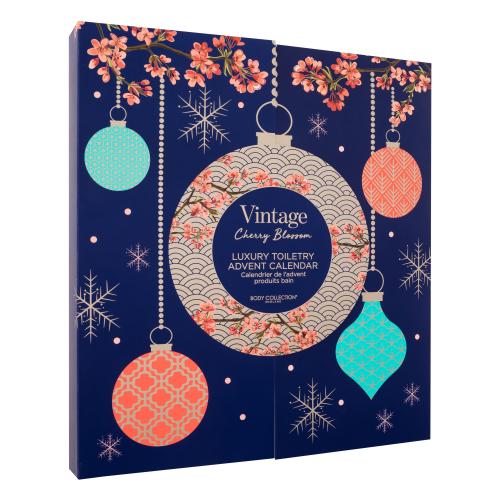 Body Collection Vintage Cherry Blossom Luxury Toiletry Advent Calendar zestaw