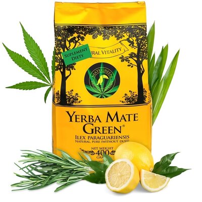 Mate Green Oranżada Yerba Original Cannabis 400g