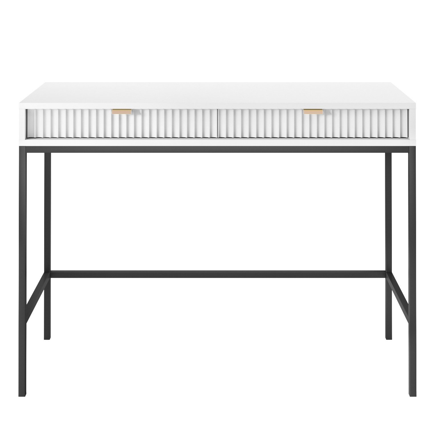 Toaletka Delicious ryflowana biała