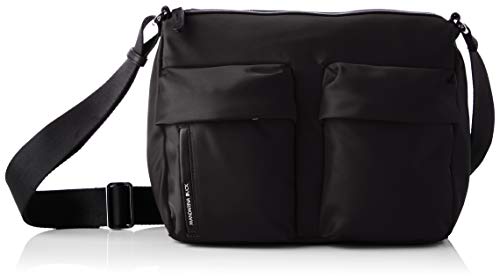Mandarina Duck Hunter P10vct18, Torba na ramię damska 28x21x11 (dł. x szer. x wys.), Nero (Black)