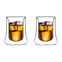 Vialli Design Komplet szklanek niskich z podwójną ścianką Soho 8920 2 x 240 ml