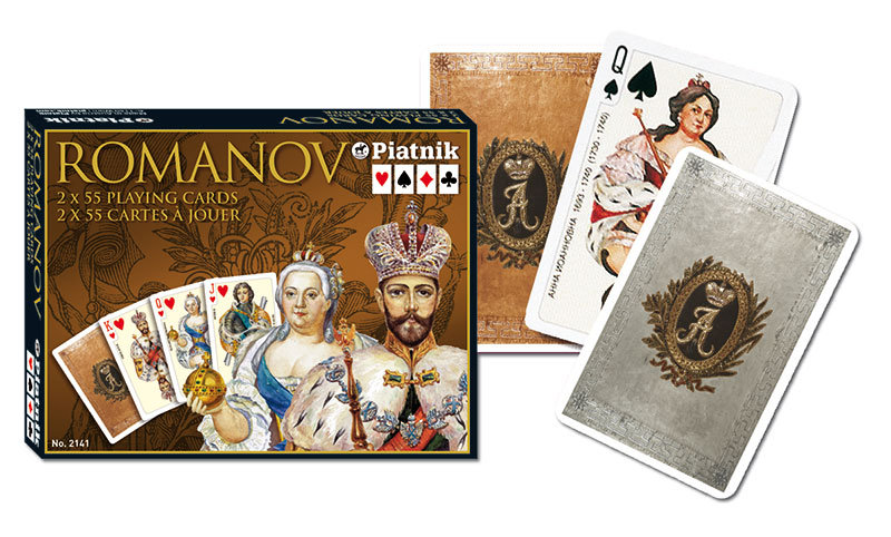 Piatnik, Romanow, karty lux, dwie talie