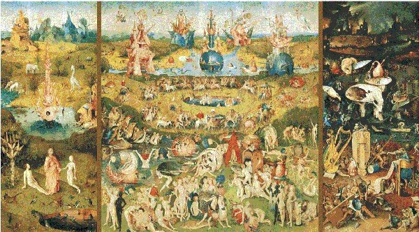 Educa puzzle Hieronim Bosch Ogród ziemskich rozkoszy