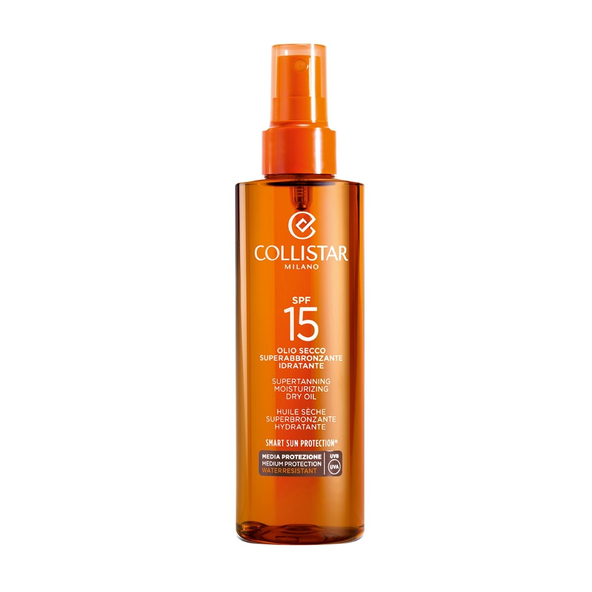 Collistar Sun Protection olejek do opalania SPF 15 Supertanning Dry Oil) 200 ml