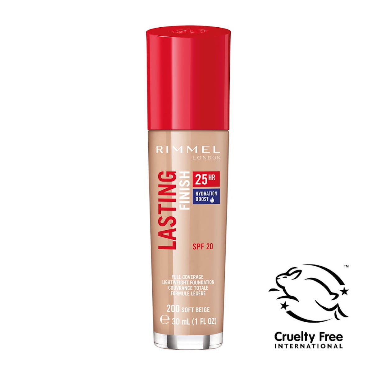 Rimmel Lasting Finish 25h Foundation podkład w płynie 200 Soft Beige 30ml