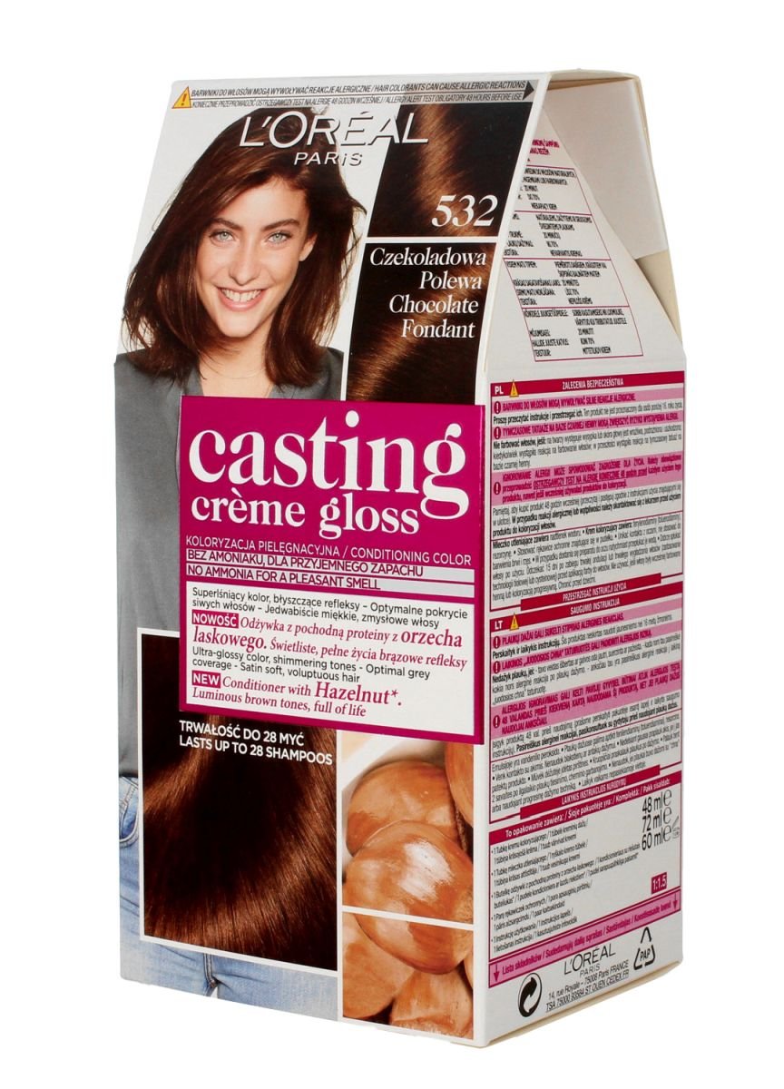 Loreal Casting Creme Gloss 532 Czekoladowa polewa