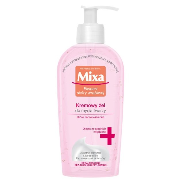 Loreal Paris Mixa Kremowy żel do mycia twarzy 200 ml