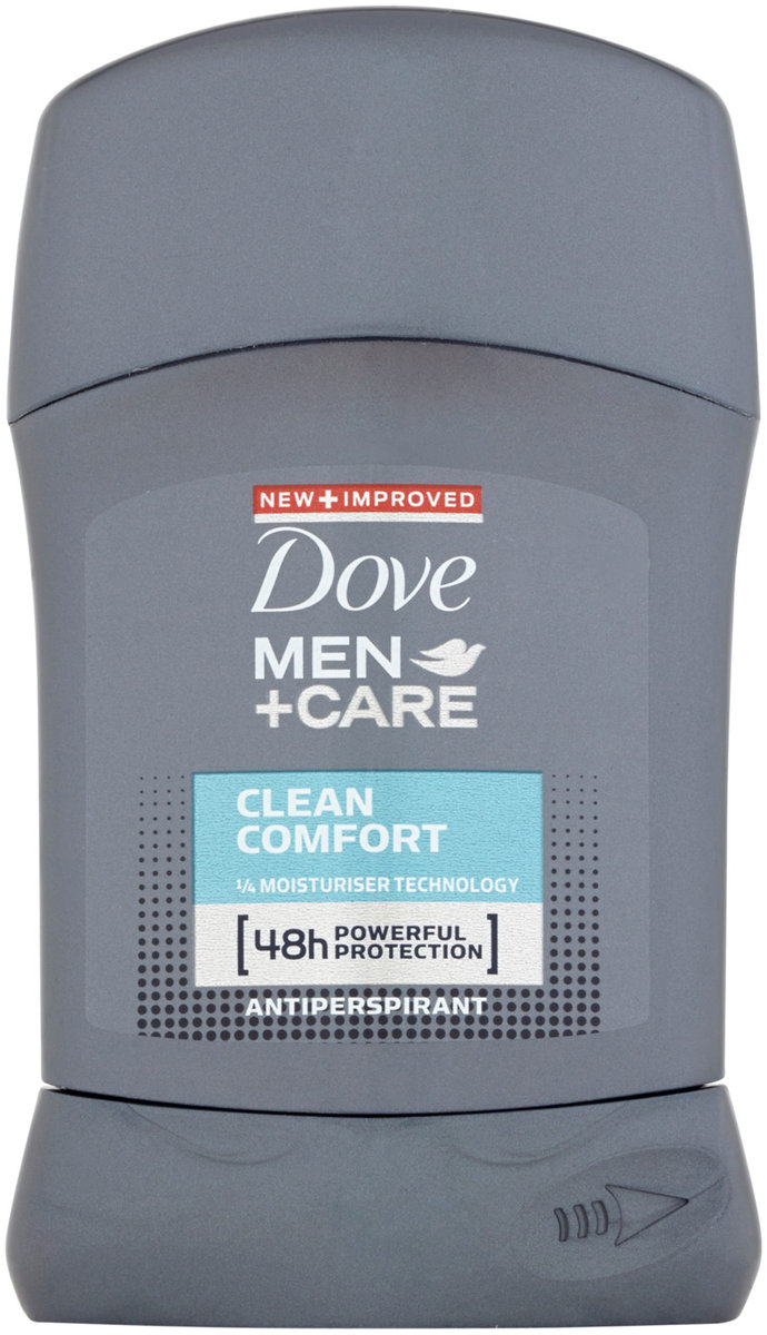 Dove Men+Care - Clean Comfort 48H Anti-Perspirant - Antyperspirant w sztyfcie dla mężczyzn - 50 ml