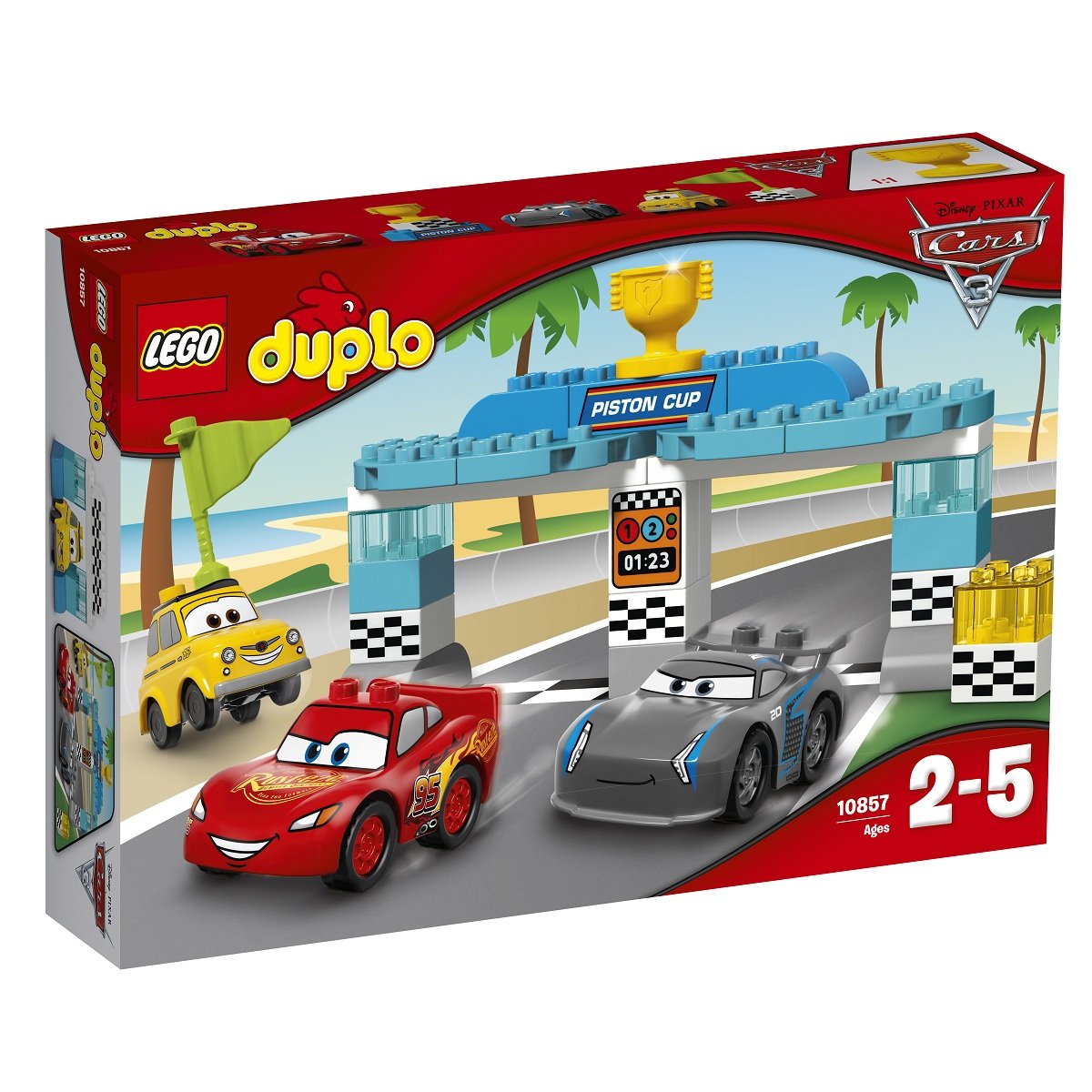 LEGO Duplo Disney Cars-Auta Wyścig o Złoty Tłok 10857