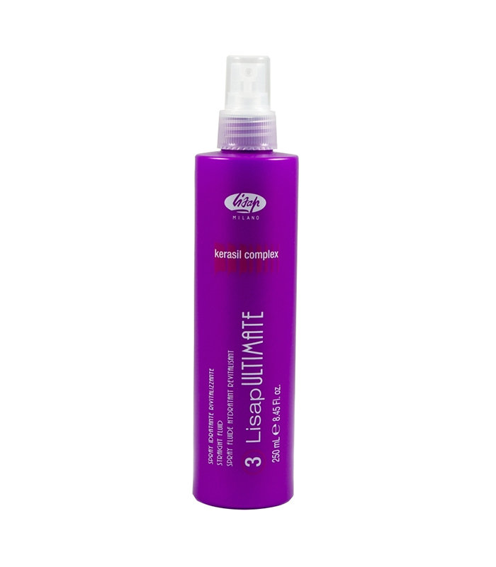 Lisap Ultimate 3 Straight Fluid, spray prostujący włosy, 250 ml