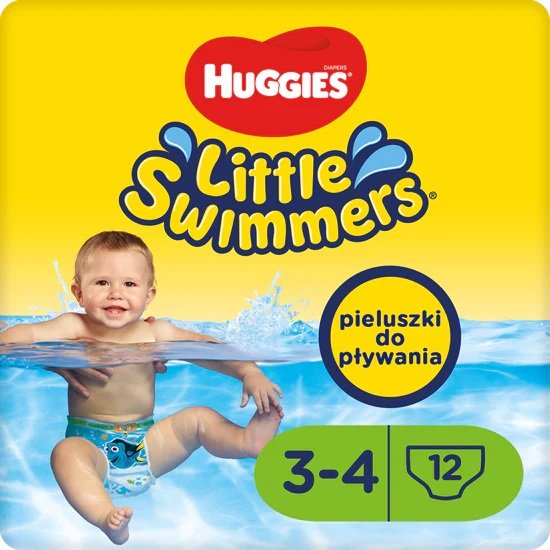 Pieluszki HUGGIES Little Swimmers rozmiar 3-4 (7-15 kg) 12 szt