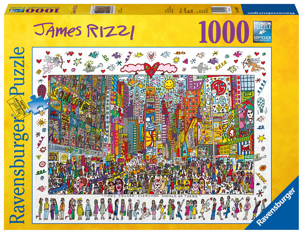 Ravensburger, puzzle James Rizzi: Times Square