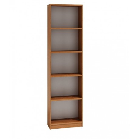 Topeshop Regał na ksiażki R-40, olcha, 40x30x182 cm