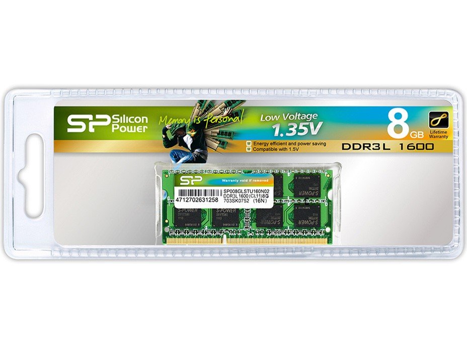 Silicon Power 8GB SP008GLSTU160N02 DDR3