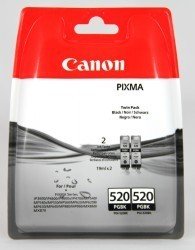 Tusz Canon 2932B012 oryginał PGI-520BKTWIN PGI520BK TWIN 19 ml czarny