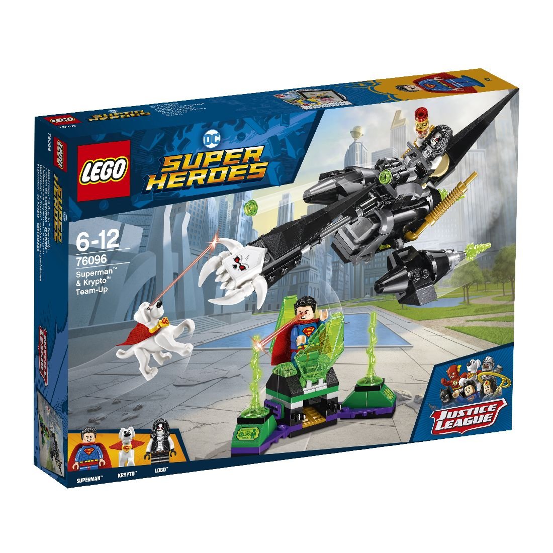 LEGO SUPER HEROES, klocki Superman i Krypto łączą siły 76096