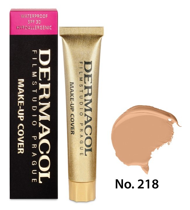 Zdjęcia - Podkład i baza pod makijaż Dermacol Make-Up Cover 218 30g wodoodporny podkład kryjący 