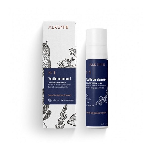 ALKEMIE Alkemie No1 Youth On Demand 24h Age Reversing Cream 50 ml 24-godzinny krem odmładzająco-liftingujący Alkemie
