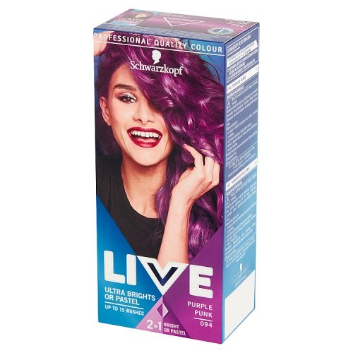 Schwarzkopf Color Live 94 purpurowy punk