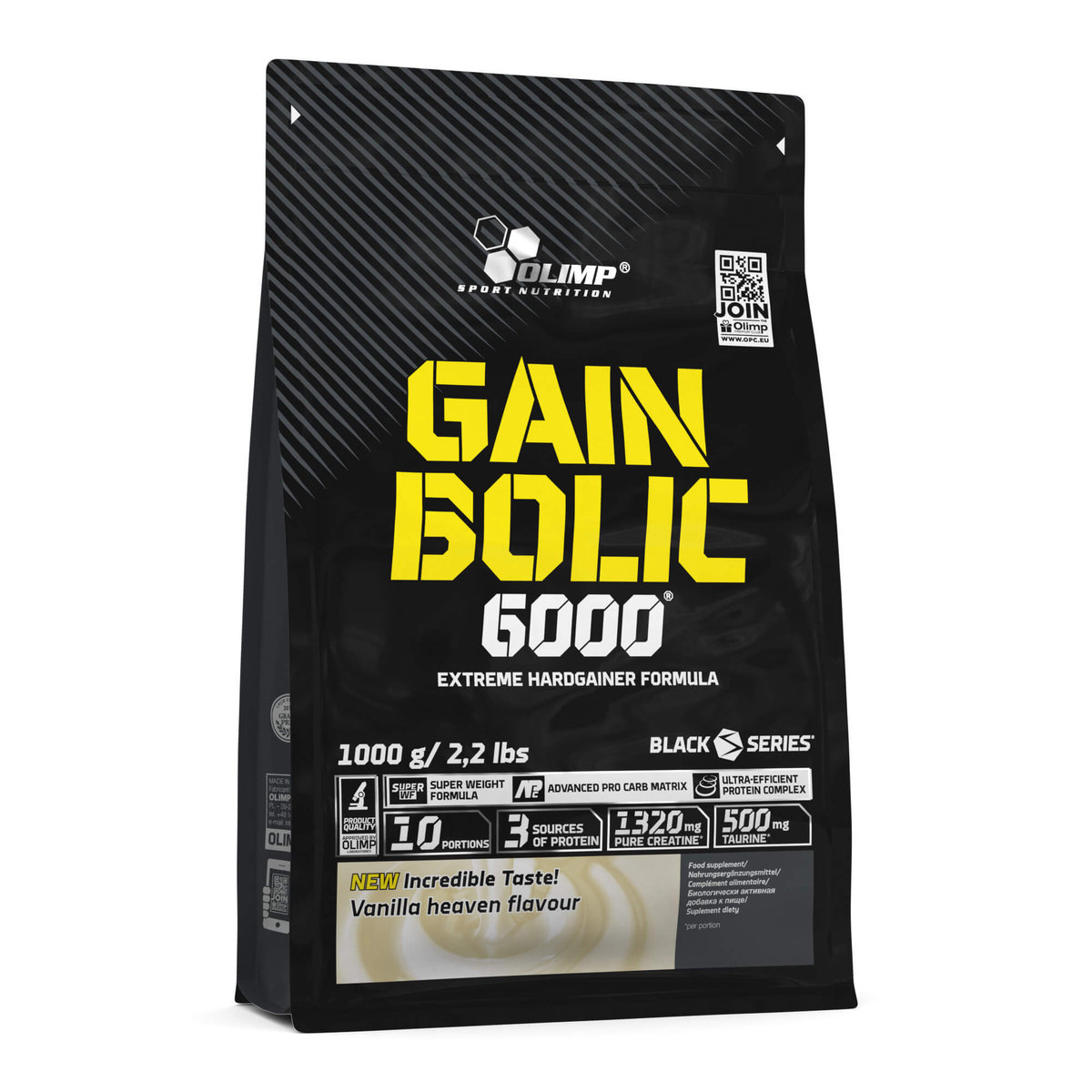 Olimp SPORT NUTRITION SPORT NUTRITION Gain Bolic 6000 1000g wanilia waniliowy roz uniw 038020) 038020