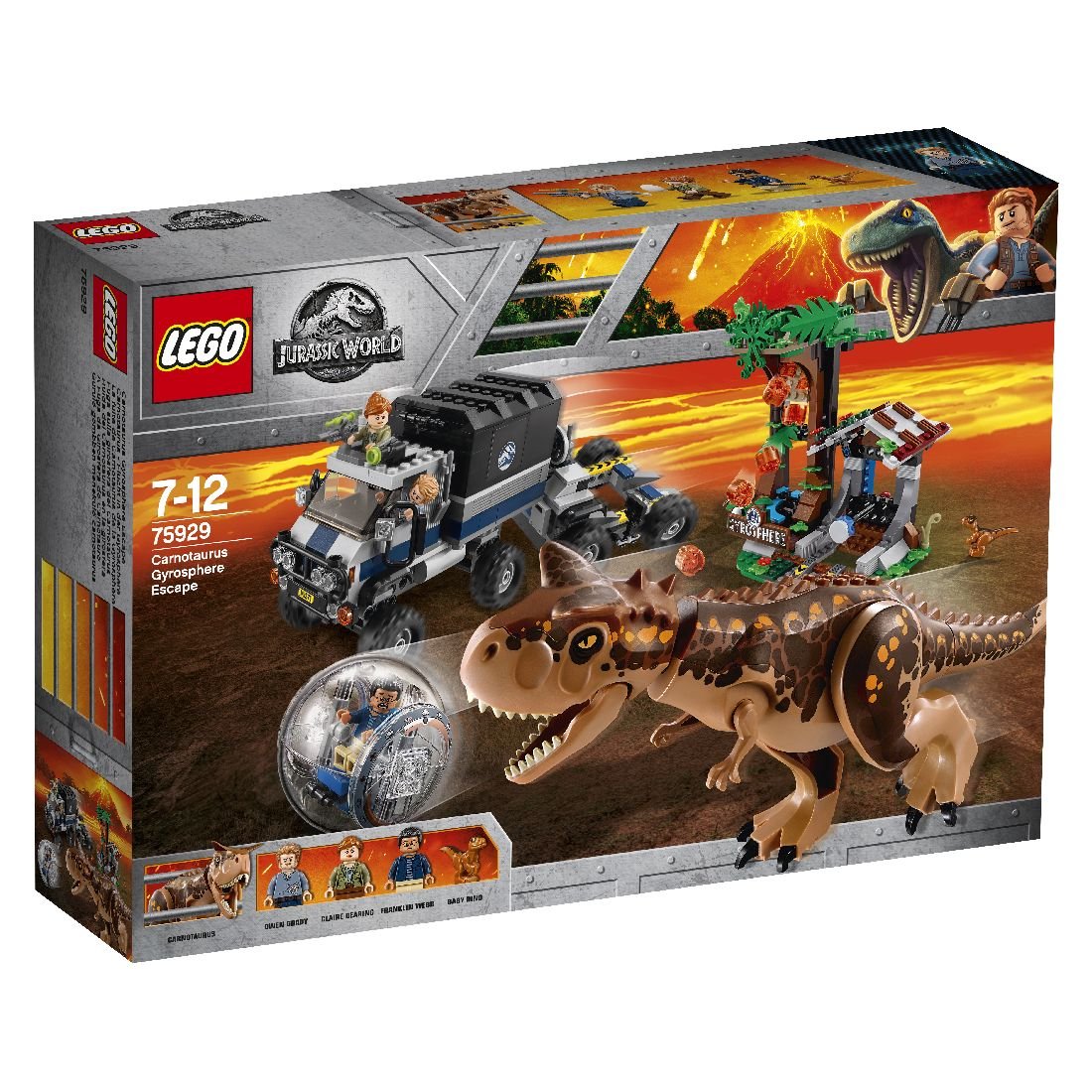 LEGO JURASSIC WORLD UCIECZKA PRZED KARNOTAUREM 75929