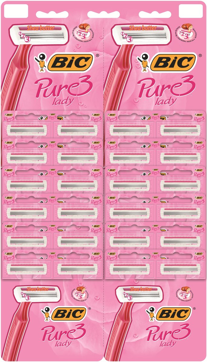 BiC Pure 3 Lady, maszynka do golenia, 24 szt.