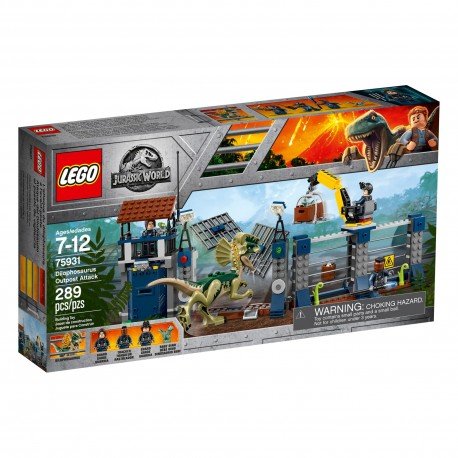LEGO Jurassic World Atak Dilofozaura 75931