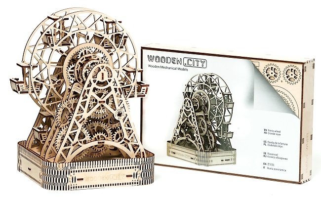 Drewniane puzzle 3D City Diabelski Młyn