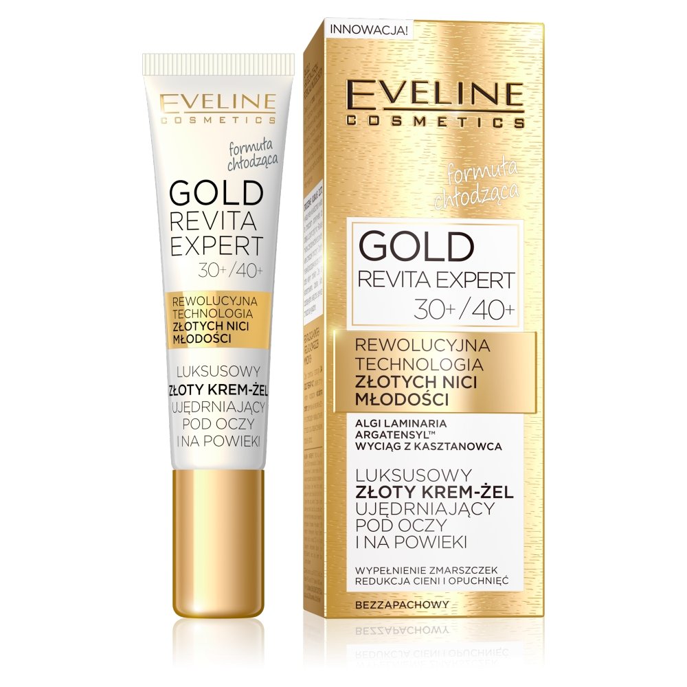 Eveline Gold Revita Expert krem-żel pod oczy 30+/40+ 15ml 53798-uniw